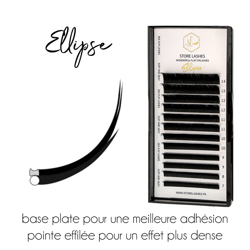 Extensions de cils collection « Ellipse » Mixte