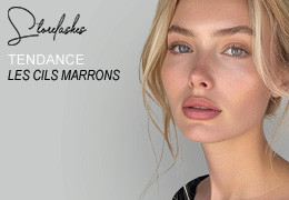 Les cils marron, une tendance.